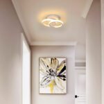 Goeco LED Deckenleuchte 22W 3000K – Modernes Warmweiss Doppelring Design für Wohnräume – Bild 7