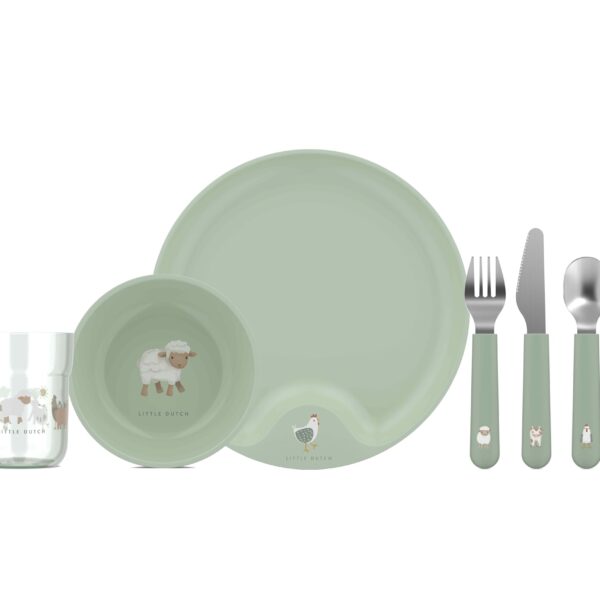 Mepal Mio 6-teiliges Kindergeschirr-Set – Spülmaschinensicher & BPA-frei