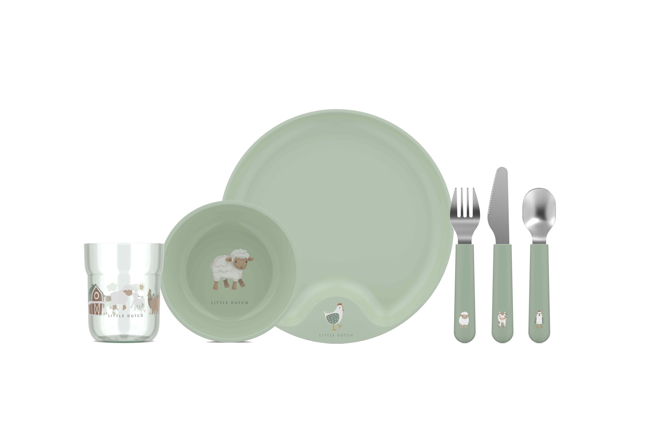 Mepal Mio 6-teiliges Kindergeschirr-Set – Spülmaschinensicher & BPA-frei