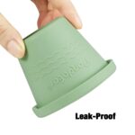 PandaEar 12er-Set Silikon Babybrei Behälter 4 oz – BPA-frei & auslaufsicher für Beikost – Bild 5