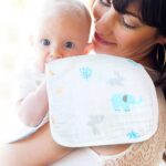 Yoofoss Mulltücher Baby 10er Set 27x50 cm – 6-lagige Baumwoll-Mullwindeln für Neugeborene – Bild 2