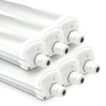 HOFTRONIC 6er Pack LED Feuchtraumleuchte 150cm IP65 48W – Energiesparend & Vernetzbar