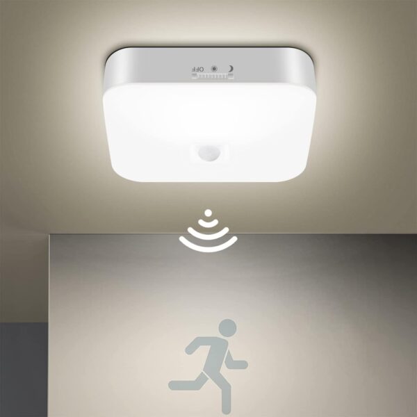 Toowell LED Deckenleuchte mit Bewegungsmelder 10000mAh – Aufladbare Akku Lampe für Innen