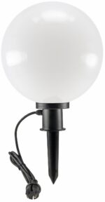 ChiliTec Kugelleuchte 30cm mit Erdspieß – Wetterfeste Gartenlampe IP44 für Aussen – Bild 3