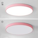 BTLINK LED Deckenleuchte Ø40cm Rosa – 36W Warmweiss 3000K für Schlafzimmer & Wohnzimmer – Bild 2