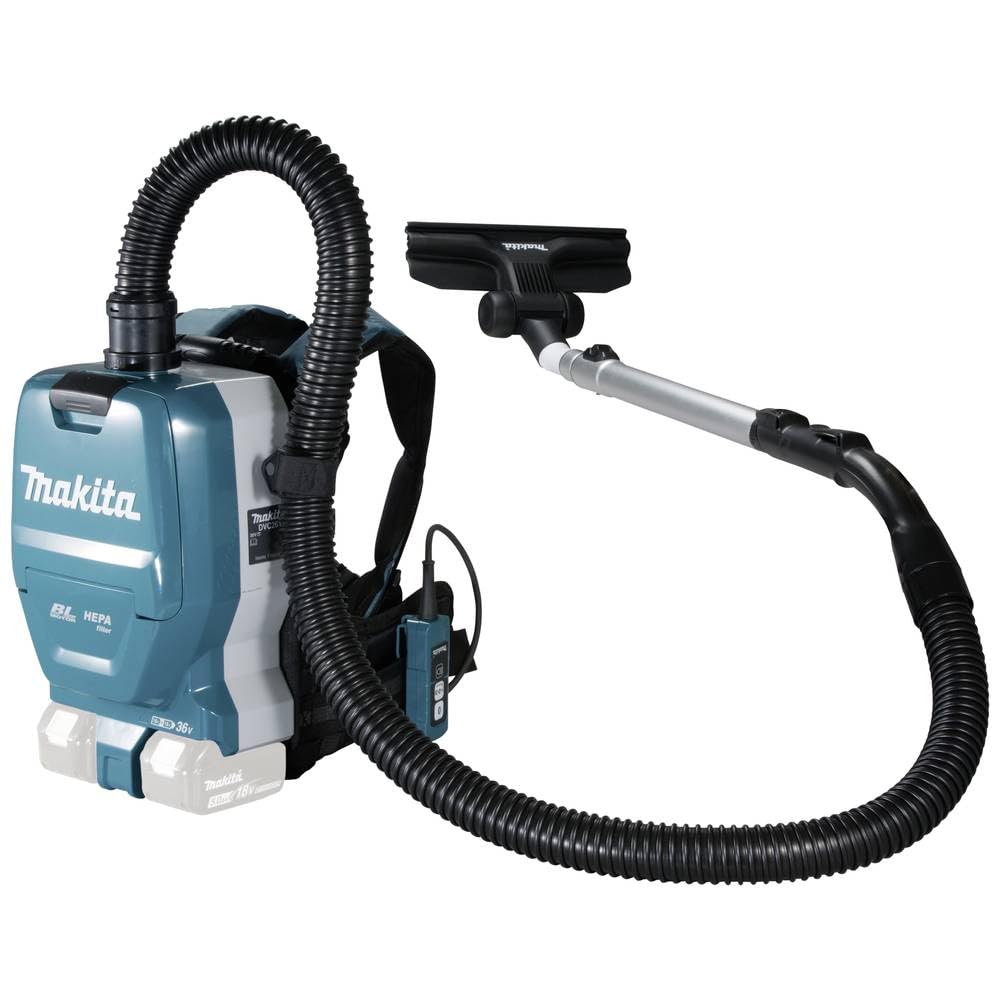 Makita DVC261ZX15 Akku-Rucksackstaubsauger 2x18V – Professionelle Reinigung