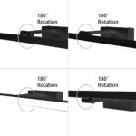 Klighten Spiegelleuchte Bad 60cm – 1170 Lumen Badlampe 180° drehbar, IP44 – Bild 6