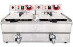 Beeketal BWF-102P Doppel Kaltzonenfritteuse – 2 x 10 Liter Profi Gastro Friteuse – Bild 4