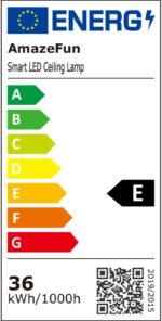 36W LED-Deckenleuchte Ø30cm mit RGB & Sprachsteuerung – Smart Deckenlampe für Alexa & Google – Bild 9