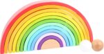 small foot Regenbogen XL Bausteine aus Holz – Montessori Spielzeug ab 1 Jahr – Bild 4