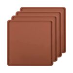 SFV 4er Set Silikon-Dörrschalen 35,6 x 35,6 cm – Antihaftbeschichtet für Excalibur