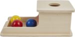 YAANI Montessori Objektpermanenzbox – Holzspielzeug für Babys ab 6 Monaten – Bild 8