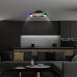 MeLiTec Deckenleuchte mit Ventilator DV06 – RGB-dimmbar, Timer & Fernbedienung – Bild 2