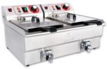 Beeketal BWF-102P Doppel Kaltzonenfritteuse – 2 x 10 Liter Profi Gastro Friteuse – Bild 3