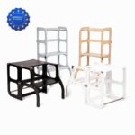 Ette Tete Step'n'Sit Lernturm klappbar – 2in1 Stehhilfe & Sitzbank aus Birkenholz – Bild 7