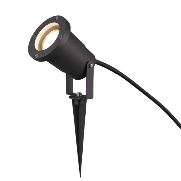 Schwenkbarer Gartenstrahler mit Erdspieß & GU10 LED – IP65 Gartenbeleuchtung