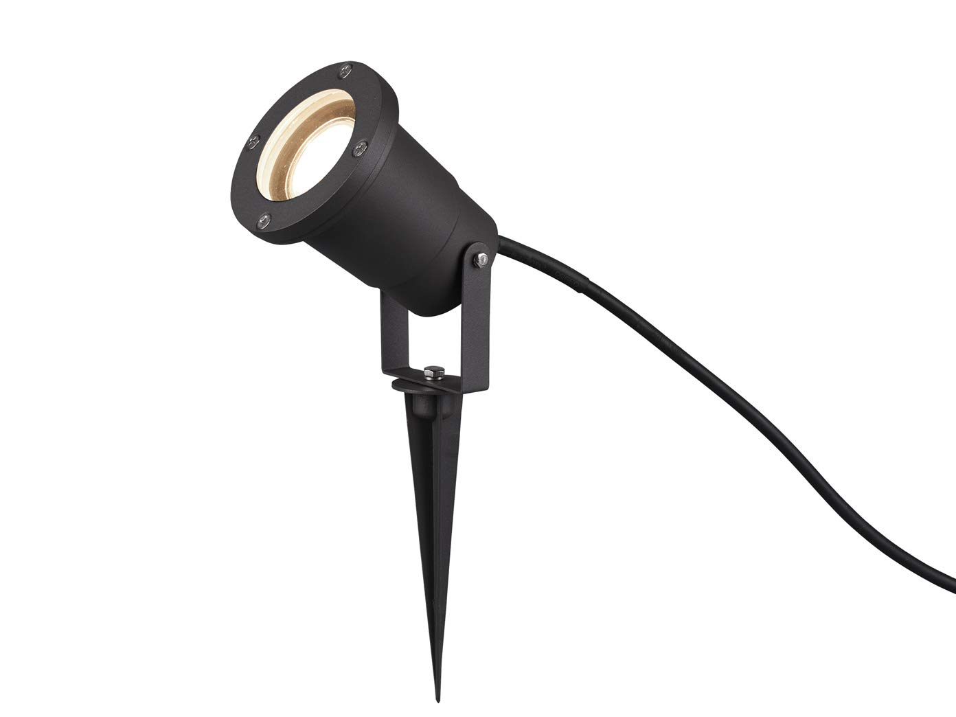 Schwenkbarer Gartenstrahler mit Erdspieß & GU10 LED – IP65 Gartenbeleuchtung