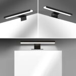 ERWEY LED-Spiegelleuchte 30cm 5W IP44 – Badbeleuchtung mit Klammer & Schraube – Bild 6