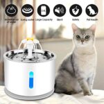 Wilktop Katzen Trinkbrunnen 2,4L mit Aktivkohlefilter & LED – Automatischer Wasserspender für Hunde & Katzen – Bild 4