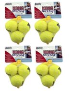 KONG SqueakAir Tennisbälle XS – Quietschbälle für kleine Hunde, 12er-Pack