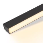 Glitzerlife LED-Deckenlampe 107cm Schwarz Dimmbar – 32W Deckenleuchte mit Fernbedienung – Bild 9