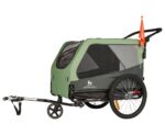 Knuffelwuff Cruvado Hundeanhänger & Buggy – 2-in-1 Fahrradanhänger für Hunde bis 45 kg