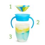 Munchkin Miracle 360 Trinklernbecher 2er-Pack 296ml – Auslaufsicher für Babys ab 6 Monaten – Bild 4