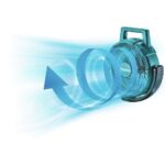 Makita DCF203Z Akku-Lüfter 18V – Mobiler Ventilator mit Schwenkfunktion – Bild 7