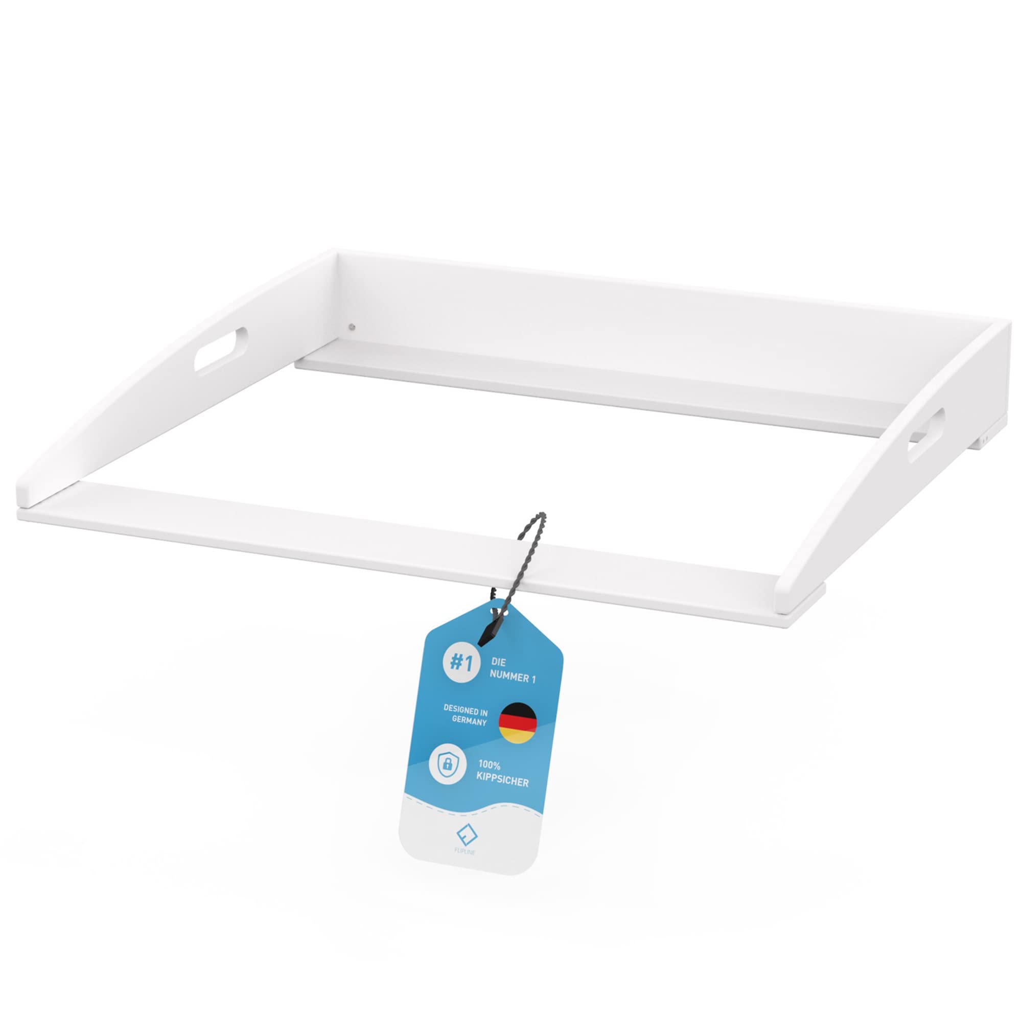FLIPLINE Wickelaufsatz für Hemnes Kommode 85x75x13cm – Doppel-Befestigung & kippsicher