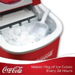 Salco Coca-Cola Eiswürfelmaschine – 12 kg/Tag Ice Maker mit 2 Grössen & LED-Display – Bild 5