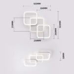 ANTENLICHT LED Deckenleuchte 40W 4500LM – Dimmbar 2700-6500K mit Fernbedienung & Memory-Funktion – Bild 2