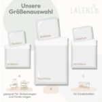 Laleni Musselin Bettwäsche Set 100x135cm + Kissenbezug 40x60cm – 100% Baumwolle, OEKO-TEX zertifiziert – Bild 3