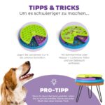Outward Hound Nina Ottosson Lickin' Layers Puzzle – Intelligenzspielzeug Stufe 2 für Hunde – Bild 5
