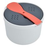 TOPINCN 2L Mikrowellen-Reiskocher Set – Schnelle Reiszubereitung für Haushalte – Bild 4