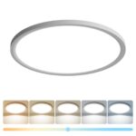 Aphyni LED Deckenleuchte 40cm, 36W 3800lm – 5 Farbtemperaturen für jeden Raum – Bild 8