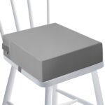 HAWAKA Sitzerhöhung 36x32x9 cm – Tragbares Boostersitzkissen mit Sicherheitsgurten für Kinder