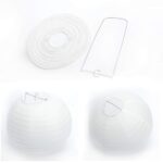 Funkeen 20er Papier Lampions Ø 20cm – Handgefertigte Lampenschirme für Hochzeit & Garten – Bild 4