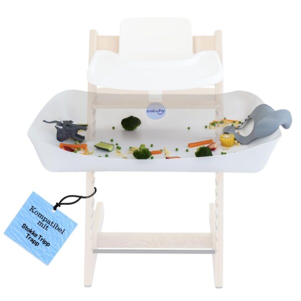 Catchy Auffangschale für Stokke Tripp Trapp – Patentierter Food Catcher für saubere Mahlzeiten