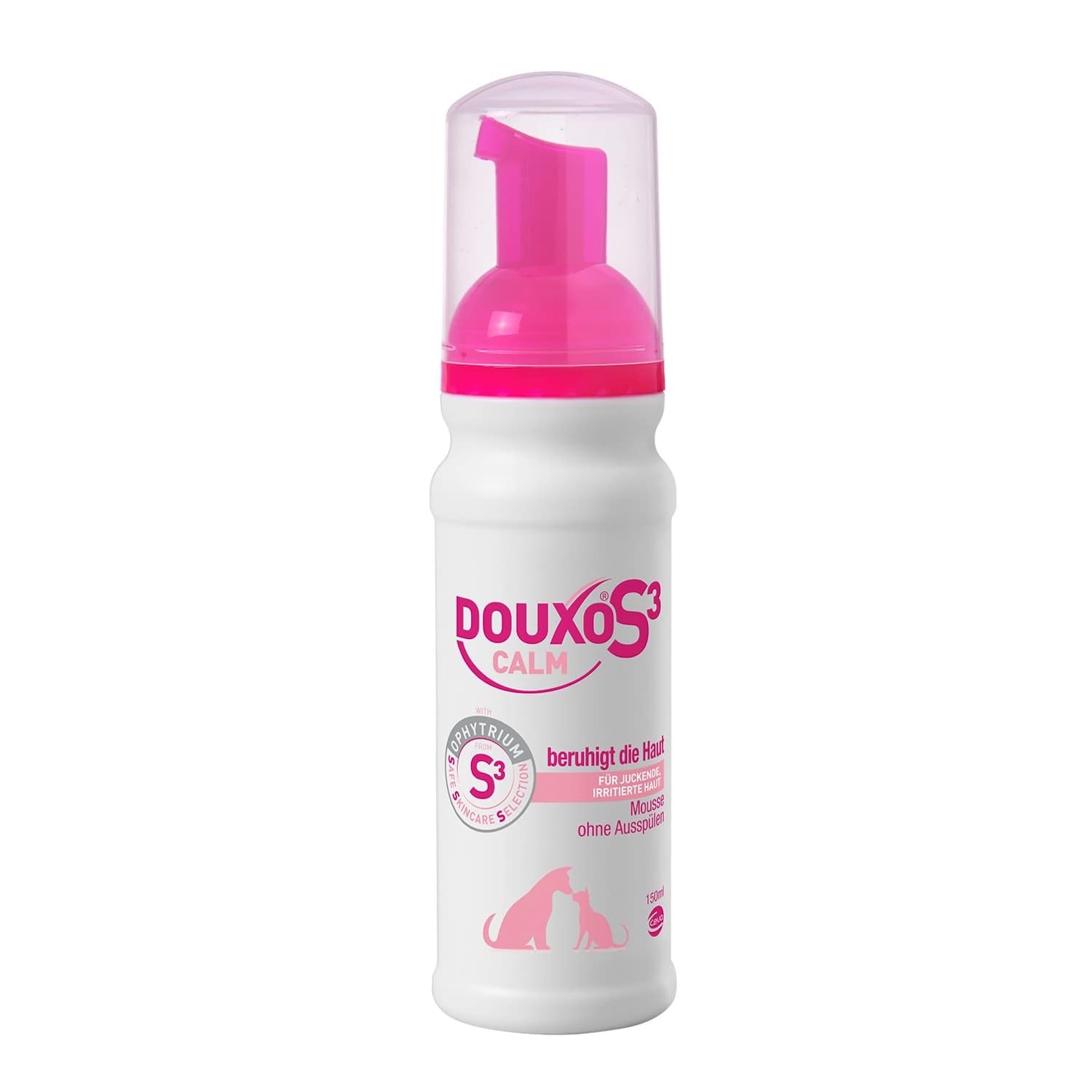 DOUXO S3 CALM Mousse 150 ml – Beruhigender Pflegeschaum gegen Juckreiz für Hunde & Katzen