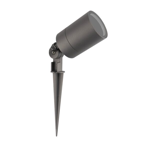 Ledvion LED Erdspiessstrahler Aluminium IP65 – Gartenbeleuchtung mit 2m Kabel & GU10