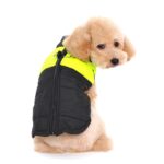 Ectkuee Wasserdichte Hundejacke – Gesteppter Wintermantel für kleine Hunde