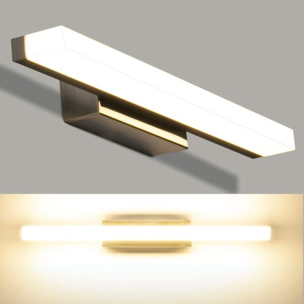 LED Spiegelleuchte Bad 40 cm – 600 lm Neutralweiß IP44 für perfekte Ausleuchtung