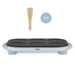 Wëasy Crêpes Maker Party GOO60 – Profi-Pfannkuchenbäcker für 6 Portionen gleichzeitig – Bild 5