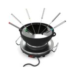 Riviera & Bar QFD340 Fondue-Stövchen Gusseisen – 1000W für bis zu 8 Personen