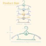 JSF Mitwachsende Kinderbügel Set 20er – Verstellbar 29-37 cm für Babys & Kinder – Bild 2