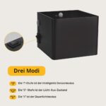 URAQT LED Wandleuchte mit Bewegungsmelder – 4000 mAh Akku, USB-Aufladbar, 450 Lumen – Bild 3