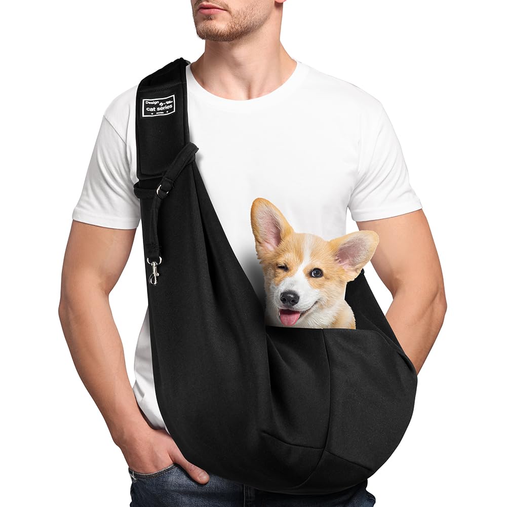 Adiwo Hundetragetasche bis 7.5 kg – Wendbare Transporttasche mit Sicherheitsgurt