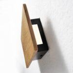 Ouglres Holz Wandlampe Vintage – Industrial Design Wandleuchte mit Schalter – Bild 9