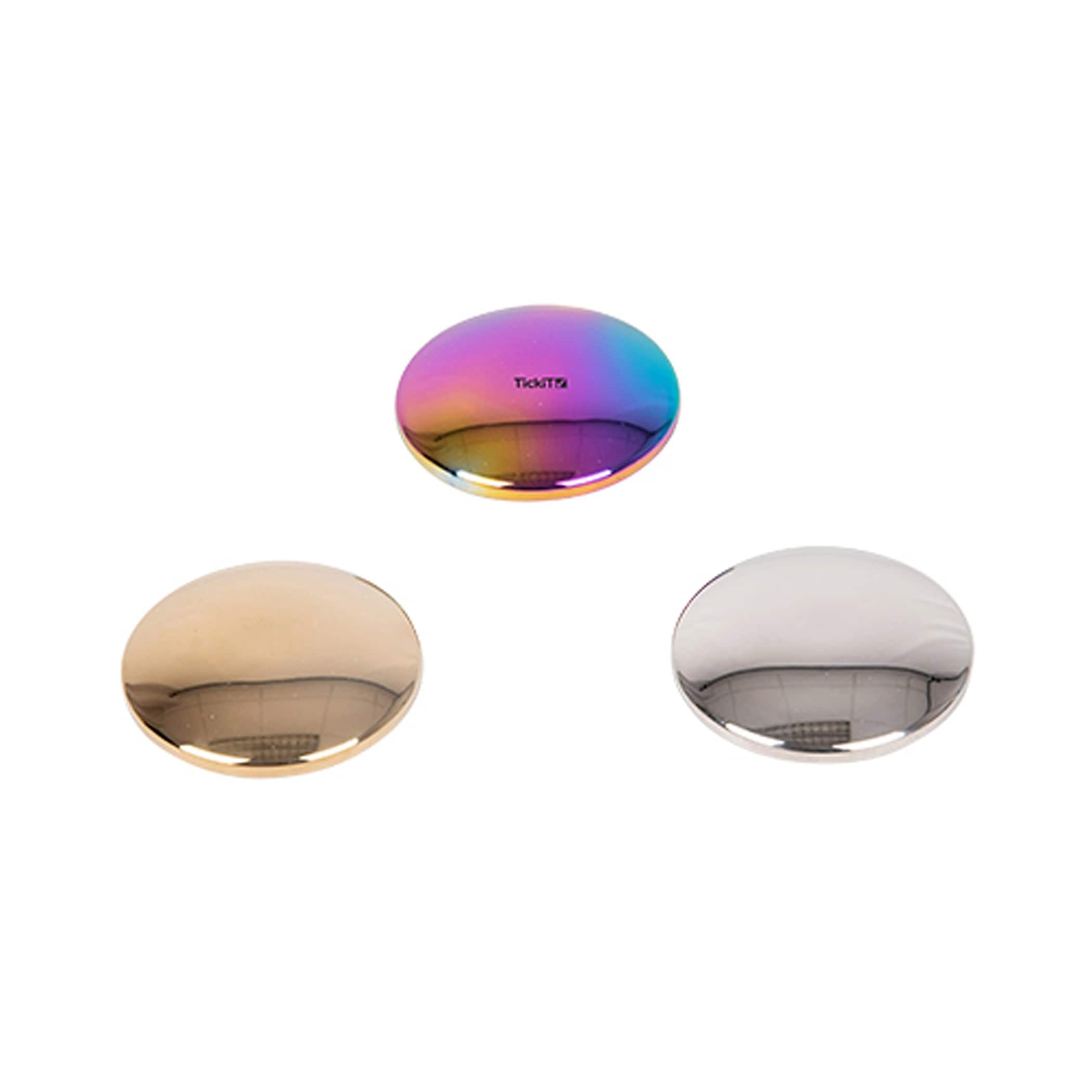 TickiT Sensory Reflective Sound Buttons 6,5cm – Sensorisches Lernspielzeug mit Klangeffekten