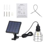 Lixada Solar Pendelleuchte E27 – IP65 Aussenleuchte mit Intelligenter Helligkeitssteuerung – Bild 7
